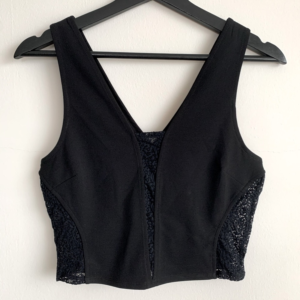 Dynamite Black Party Top